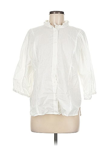 H&M 3/4 Sleeve Button-Down Shirt (view 1)