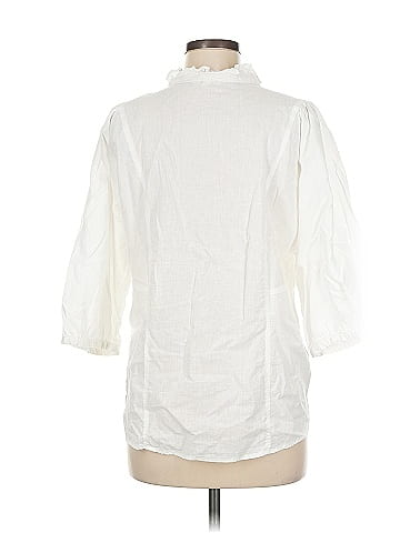 H&M 3/4 Sleeve Button-Down Shirt (view 2)