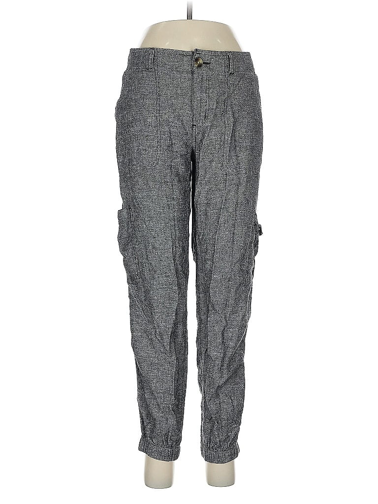 Pre-owned Sonoma Goods For Life Linen Pants In Gray
