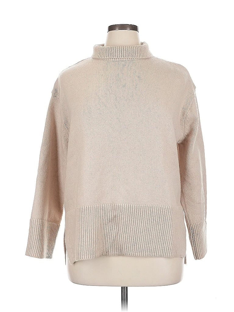 Pre-owned H&m Turtleneck Sweater In Brown