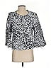 Anne Klein Print White Blazer Size S - photo 1