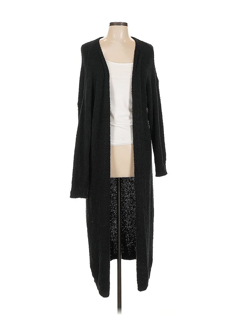 Pre-owned Unbranded Cardigan Sweater In Black