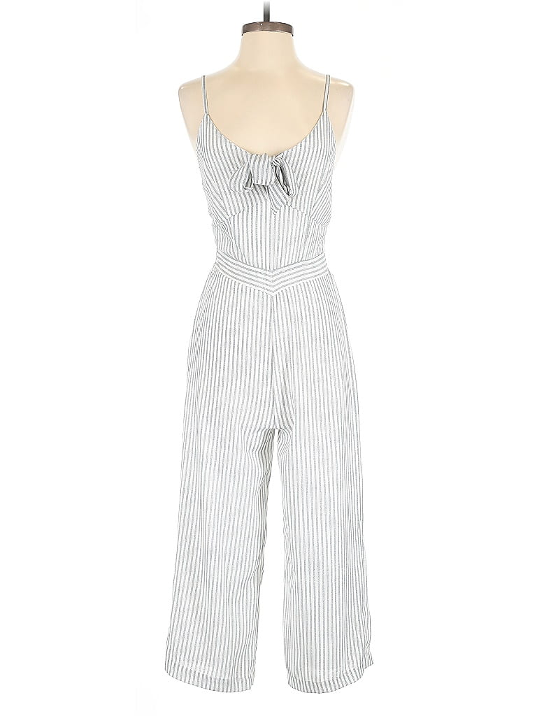 Pre-owned Japna Jumpsuit In White