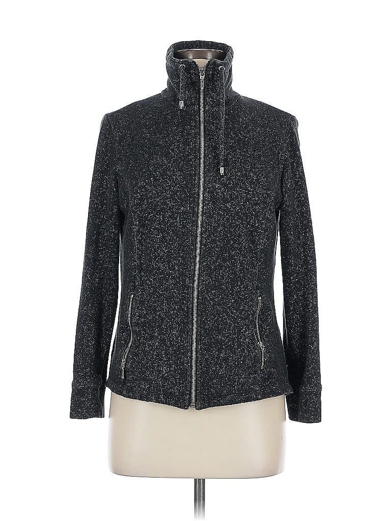 Pre-owned Zenergy By Chico's Jacket In Gray