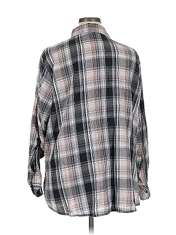 Riders by Lee Long Sleeve Button-Down Shirt (view 2)