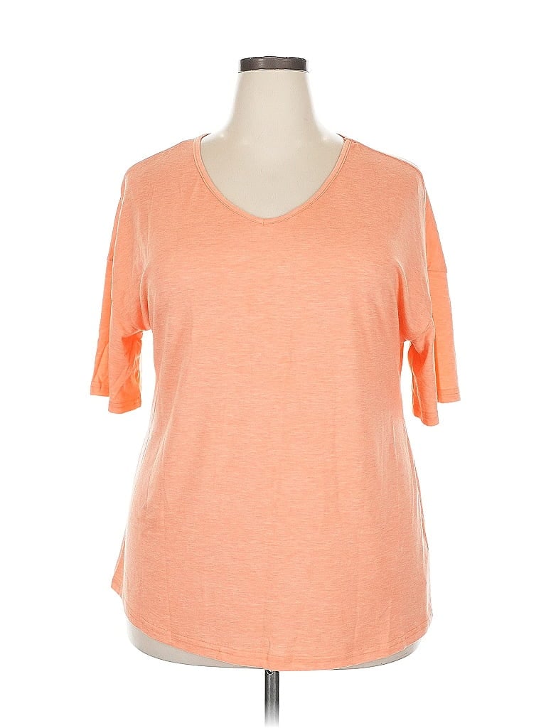 UNBRANDED Pre-owned Short Sleeve T-shirt In Orange