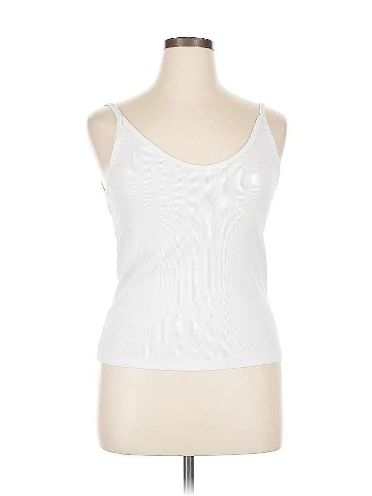 Pre-owned Universal Thread Tank Top White Strapless Neckline Tops