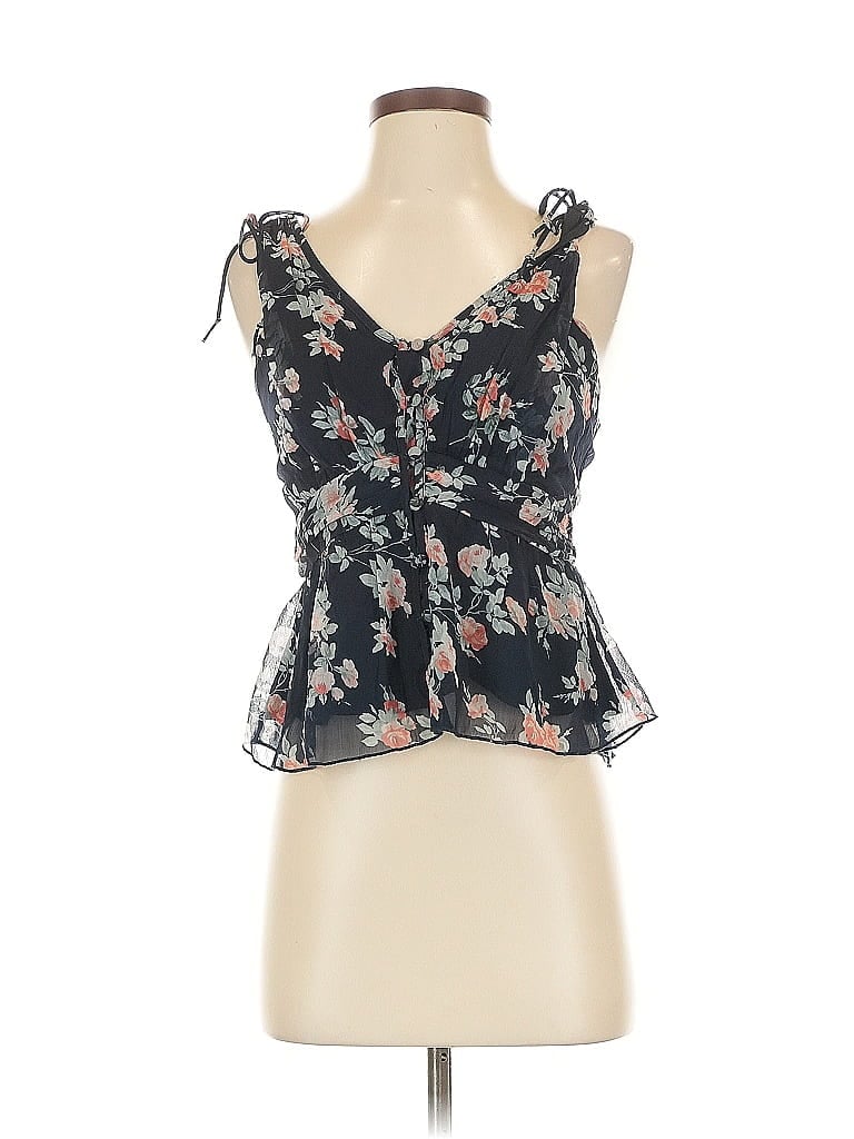 Pre-owned Abercrombie & Fitch Sleeveless Blouse In Blue