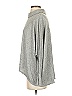Self Contrast Gray Poncho Size XS - photo 5