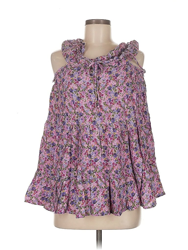Pre-owned Wild Fable Sleeveless Blouse In Purple