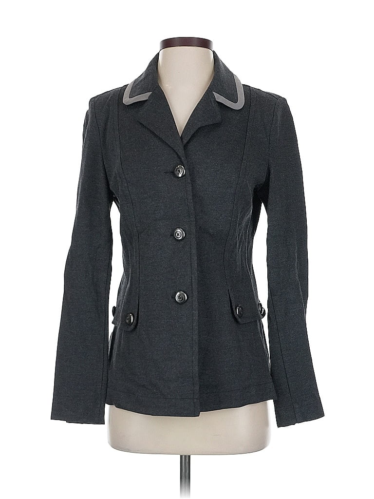 Pre-owned Cabi Blazer Jacket In Gray