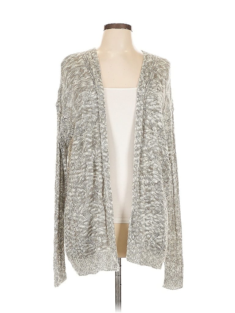 Pre-owned C Established 1946 Cardigan Sweater In Silver