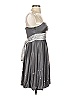 Jump 100% Polyester Stars Silver Cocktail Dress Size 1 - photo 4