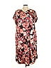 Zuda Print Brown Casual Dress Size 3X (petite) - photo 1