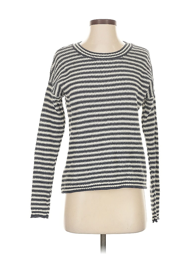Pre-owned Madewell Pullover Sweater In Silver