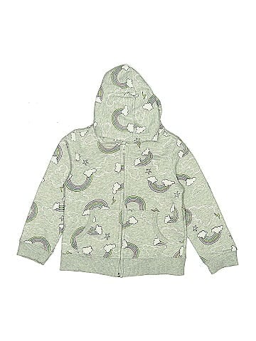 Spotted Zebra Zip Up Hoodie (view 1)