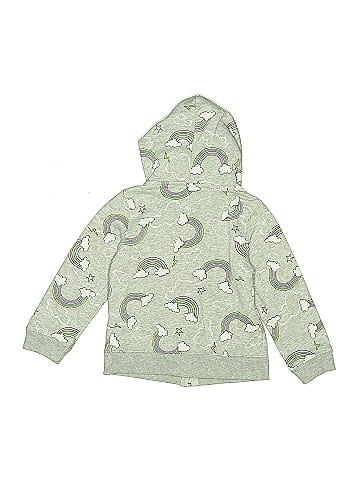 Spotted Zebra Zip Up Hoodie (view 2)