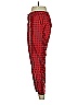 J.Crew Collection 100% Silk Print Red Silk Pants Size 2 - photo 5