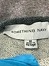 Something Navy Gray Pullover Sweater Size M - photo 7