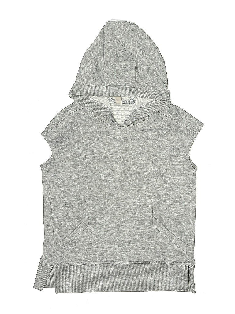 Click to view more detailed imagery on our partner's website Pre-owned Athleta Girl Kids' Pullover Hoodie In Gray
