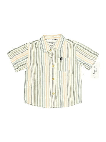 CALVIN KLEIN JEANS Short Sleeve Button-Down Shirt (view 1)