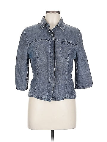 Armani Jeans 3/4 Sleeve Button-Down Shirt (view 1)