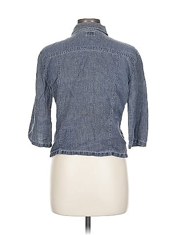 Armani Jeans 3/4 Sleeve Button-Down Shirt (view 2)