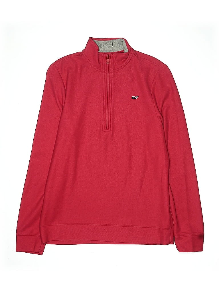 Click to view more detailed imagery on our partner's website Pre-owned Vineyard Vines Kids' Track Jacket In Red