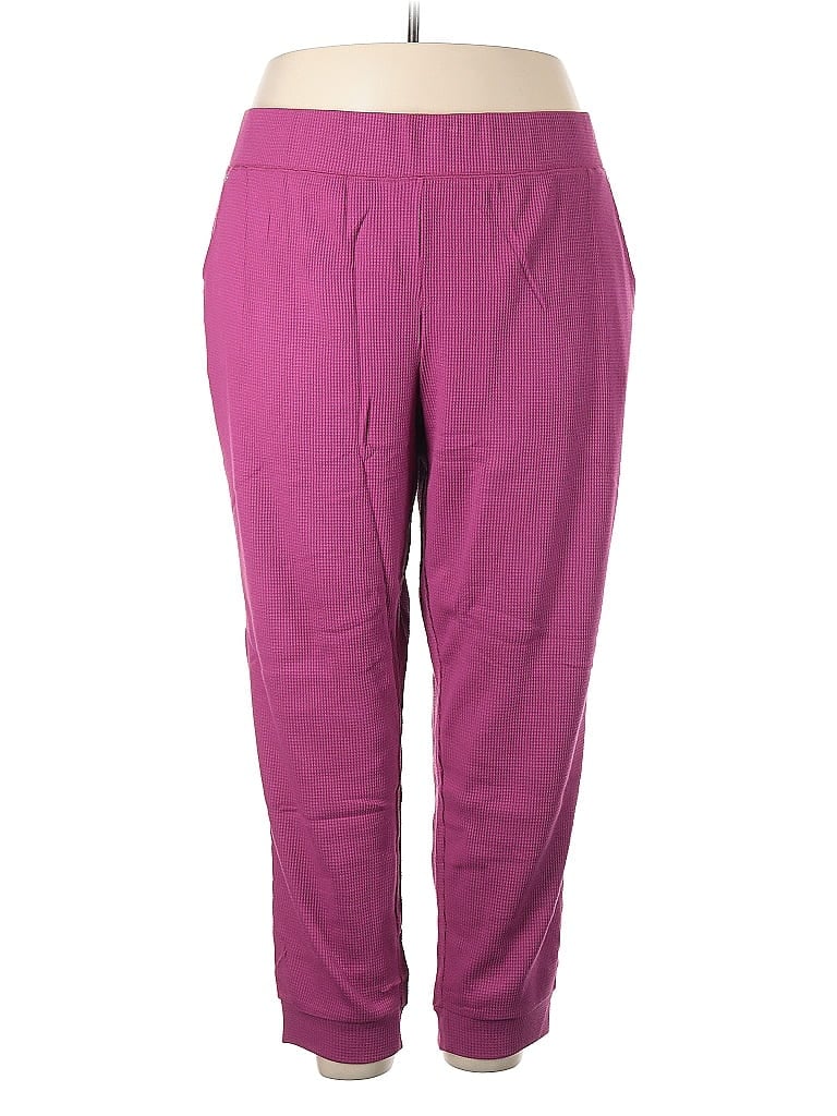 Pre-owned Quacker Factory Casual Pants In Purple