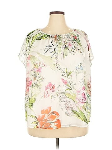 Karen Kane Short Sleeve Blouse (view 1)