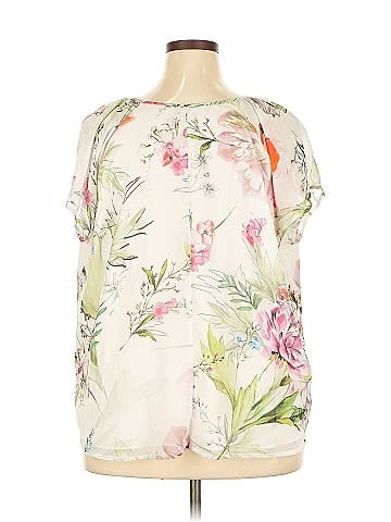 Karen Kane Short Sleeve Blouse (view 2)