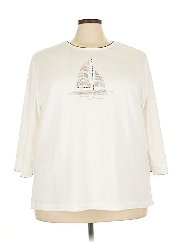 Alfred Dunner 3/4 Sleeve Top (view 1)