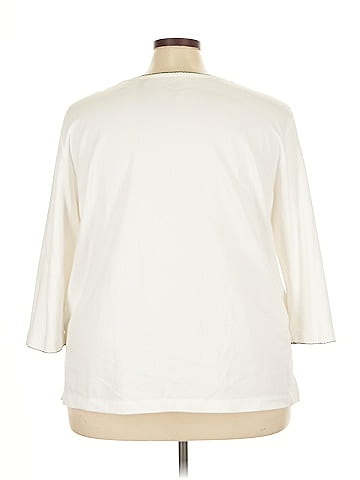 Alfred Dunner 3/4 Sleeve Top (view 2)