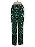 J.Crew 100% Polyester Print Green Casual Pants Size 4 - photo 2