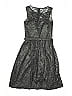 Dessy Collection Gray Cocktail Dress Size 2 - photo 2