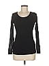 Beulah Style 100% Polyester Black Long Sleeve Top Size Med - Lg - photo 1