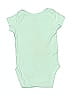 Precious Firsts 100% Cotton Solid Green Short Sleeve Onesie 3-6 MO / 6 MO - photo 2