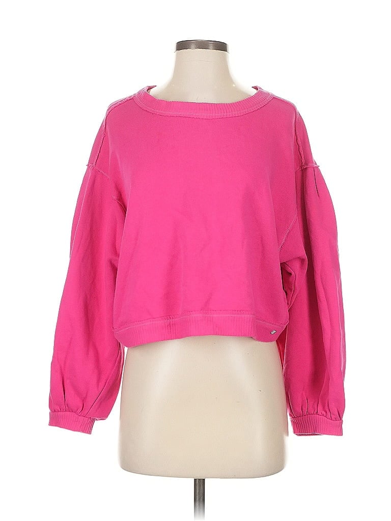 Pre-owned Pilcro Sweatshirt In Pink