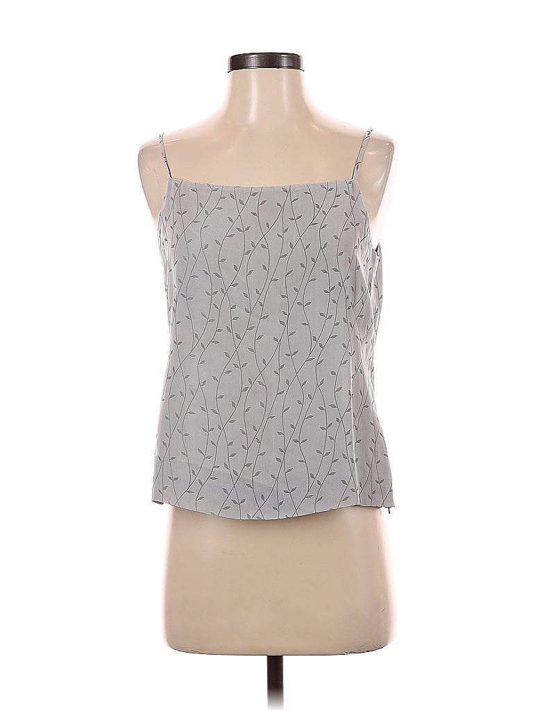 Pre-owned Ann Taylor Loft Sleeveless Blouse In Gray