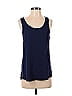 Express Outlet 100% Polyester Blue Sleeveless Top Size S - photo 1