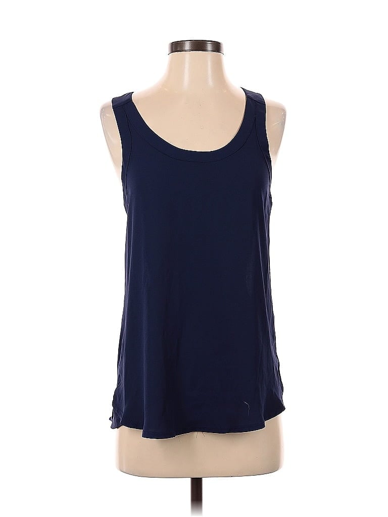 Pre-owned Express Outlet Sleeveless Top Blue Scoop Neck Tops
