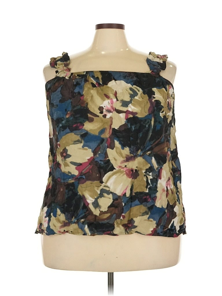 Click to view more detailed imagery on our partner's website Pre-owned Nine Britton Sleeveless Blouse In Brown