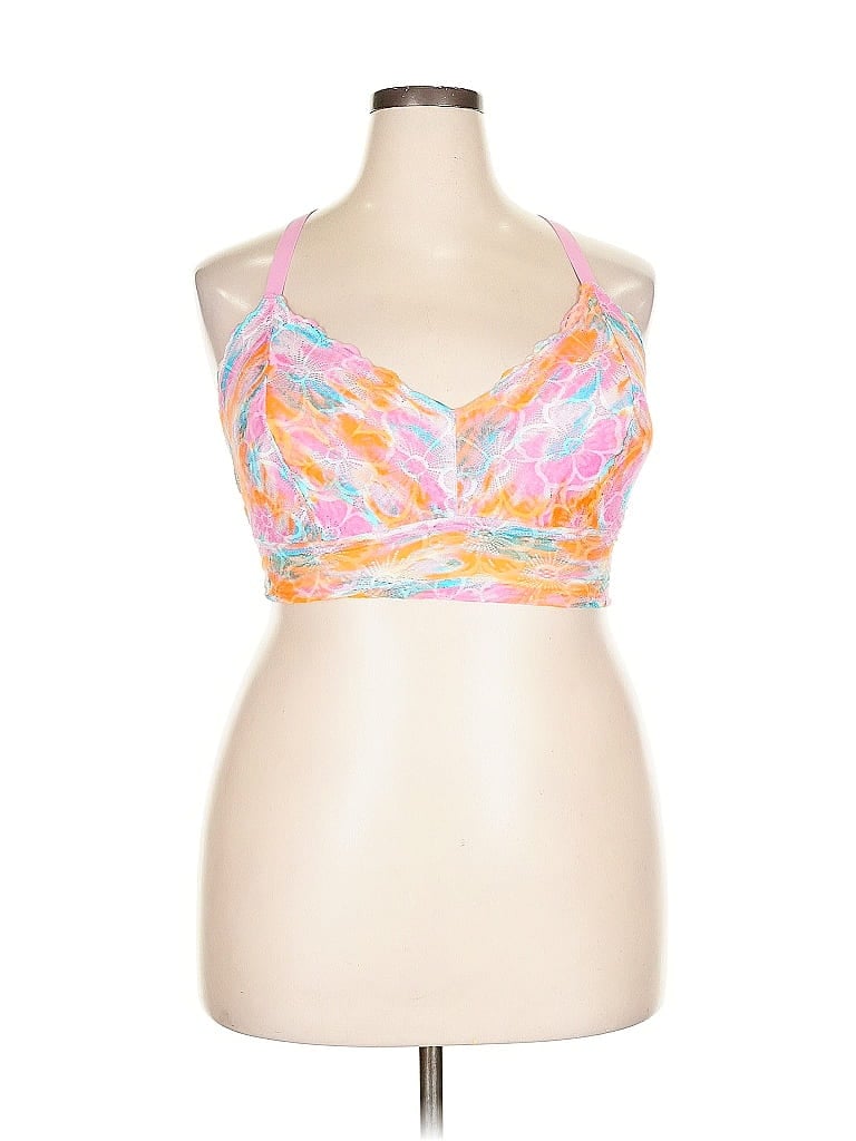 Pre-owned No Boundaries Tank Top Pink Strapless Neckline Tops