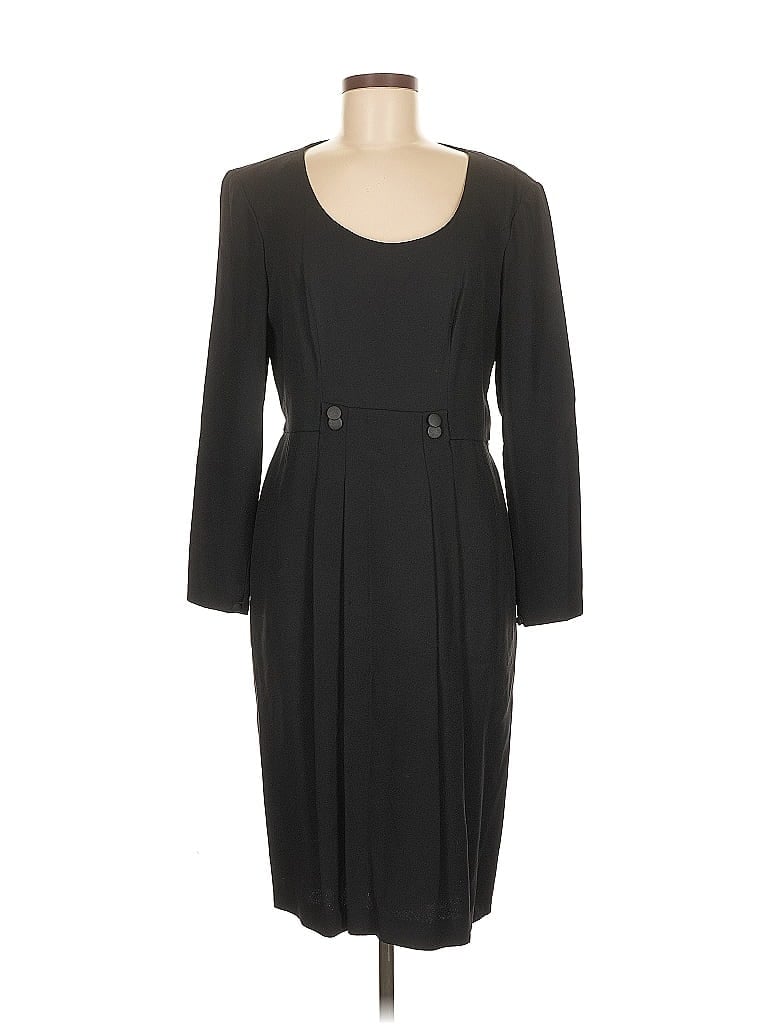 Pre-owned Guy Laroche Cocktail Dress In Black