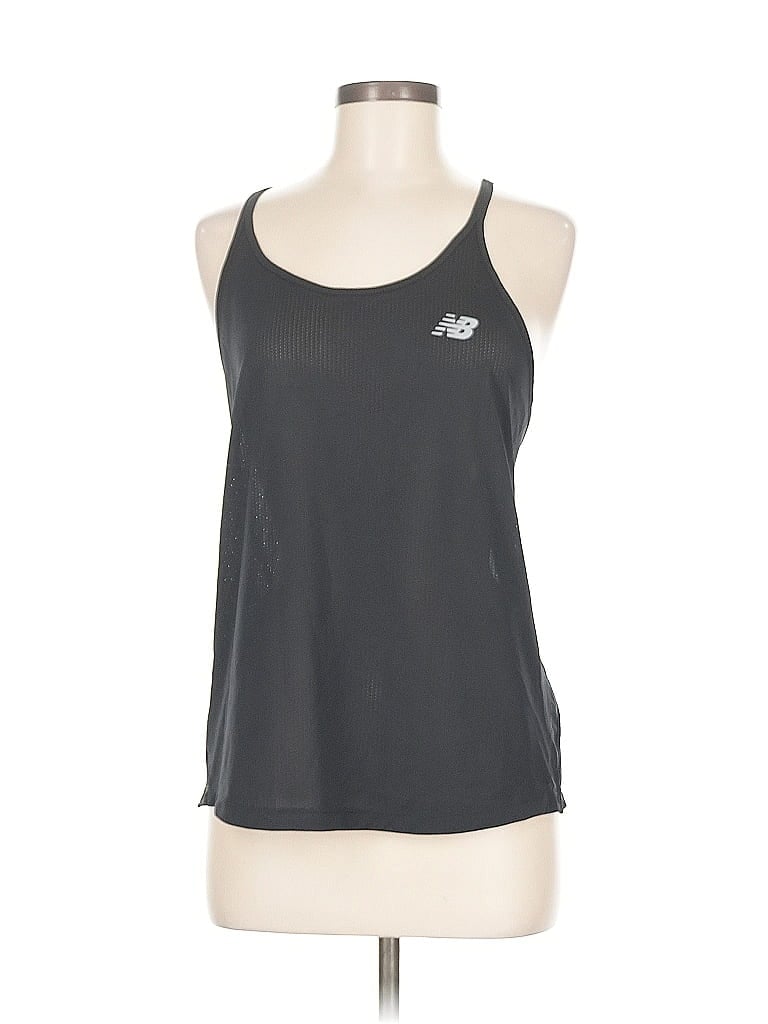 Pre-owned New Balance Active Tank Top In Black