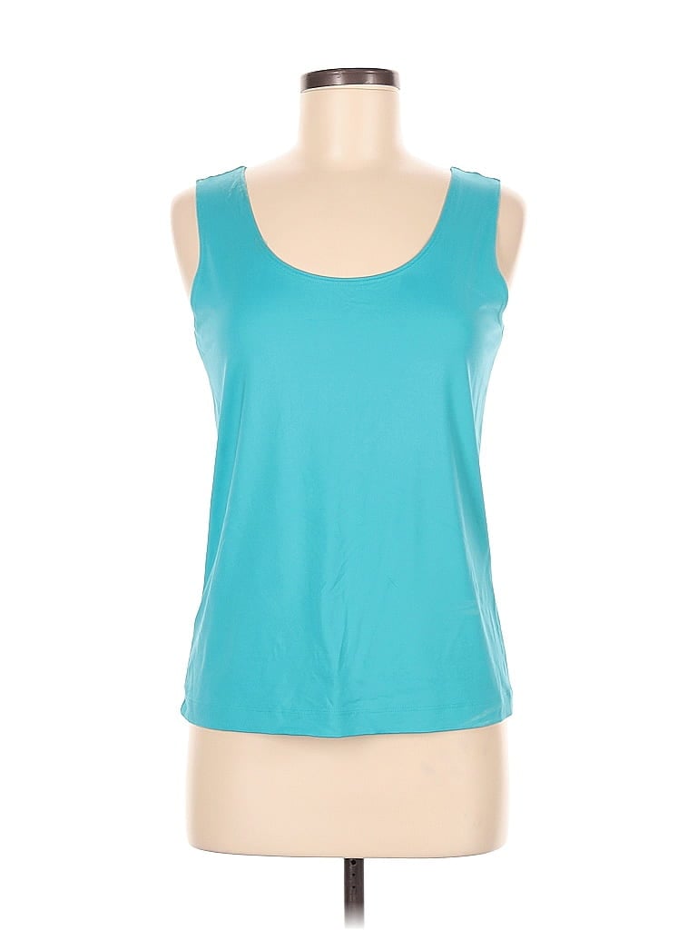 Pre-owned Chico's Active Tank Top In Blue