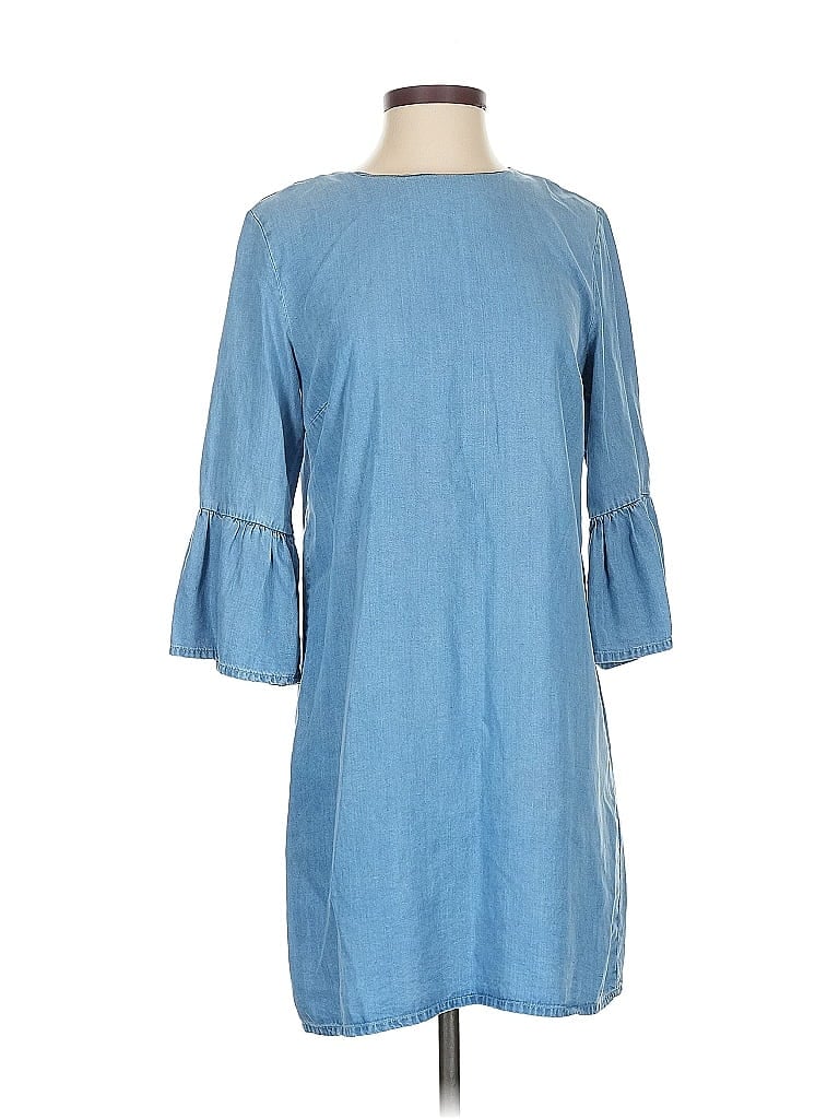Click to view more detailed imagery on our partner's website Pre-owned Zara Casual Dress In Blue