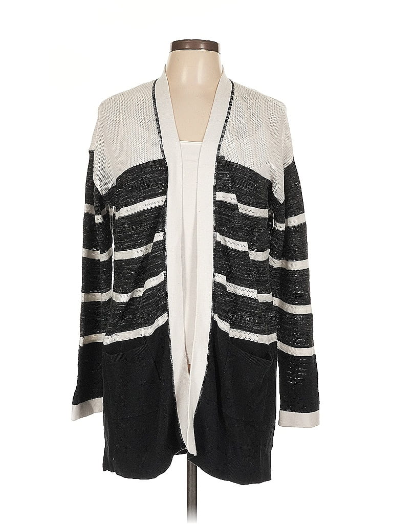 Pre-owned T By Talbots Cardigan Sweater In Black