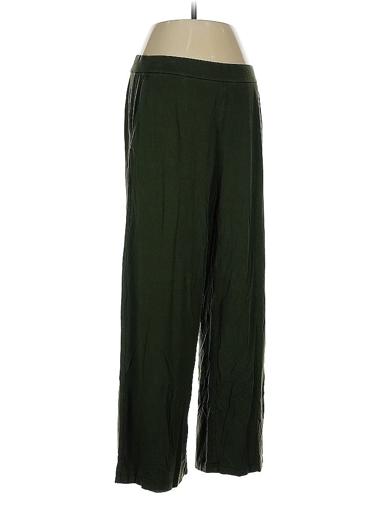 Pre-owned Eileen Fisher Casual Pants In Green