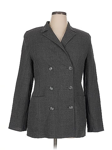 Linda Allard Ellen Tracy Wool Blazer (view 1)